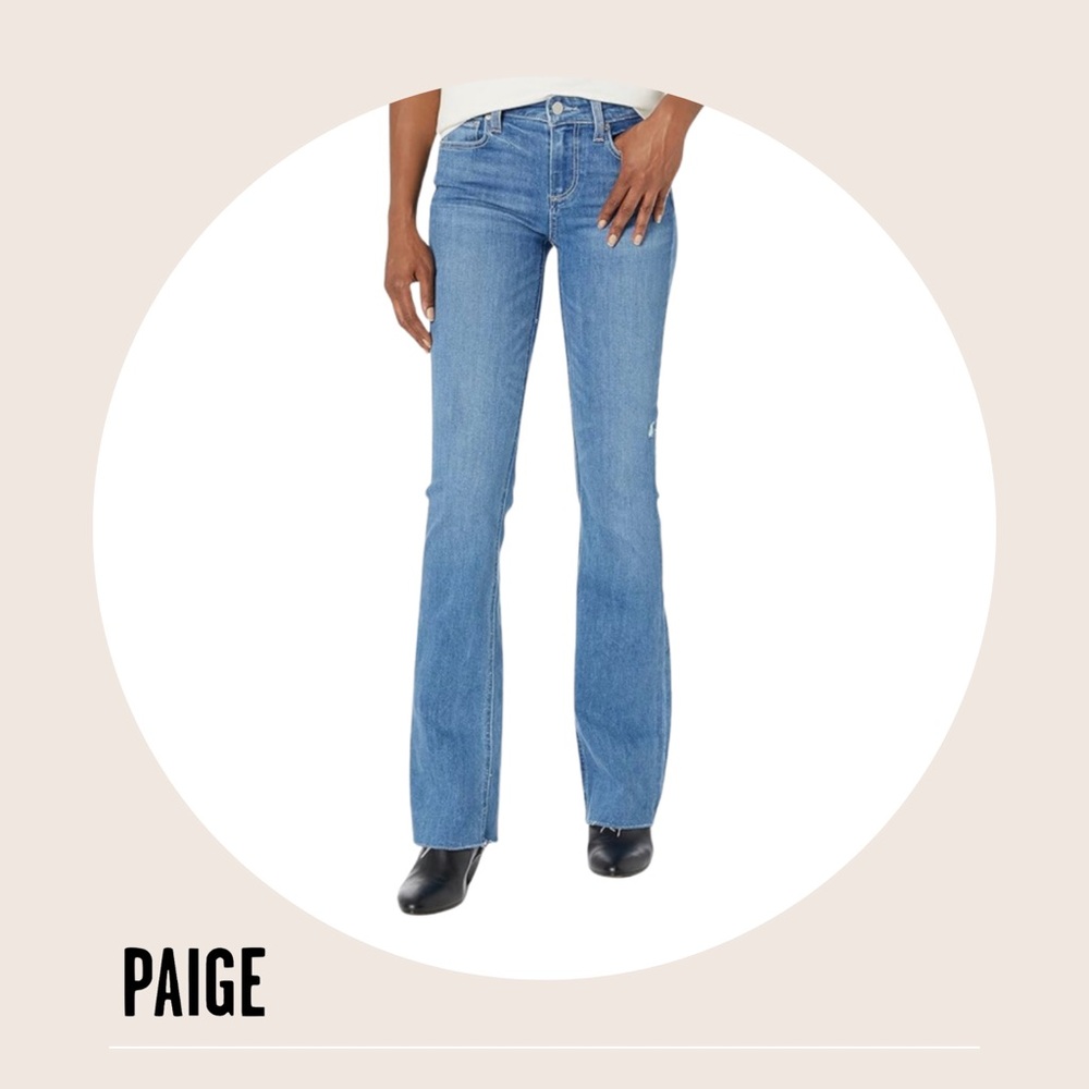 Paige High Rise Manhattan Denim /  Size 24 /  Blue Denim